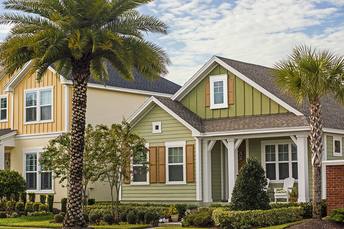 James Hardie House Siding in Green